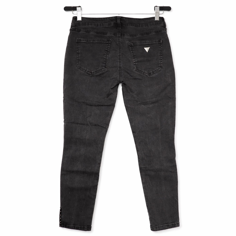 GUESS Black Wash Skinny Jeans – Ankle Detail
